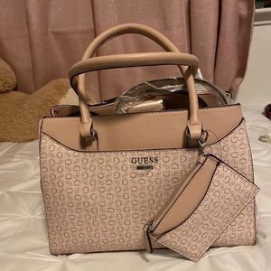 Guess Light Rose Stepp Purse